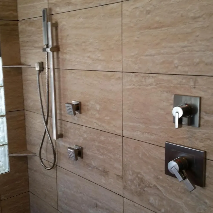 Shower fixture installation for Water Heater Replacement in Hernando